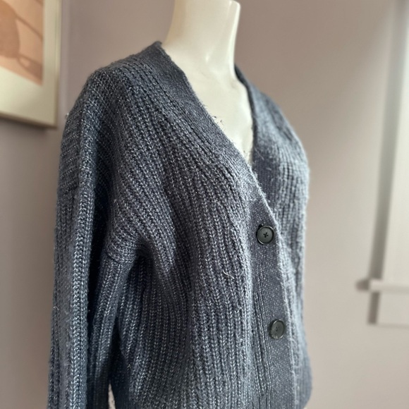 Navy Blue GAP Cardigan Sweater - Picture 4 of 6